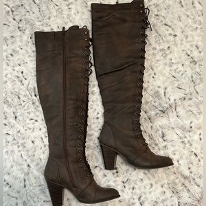 NanaMacs Lace Up Boots